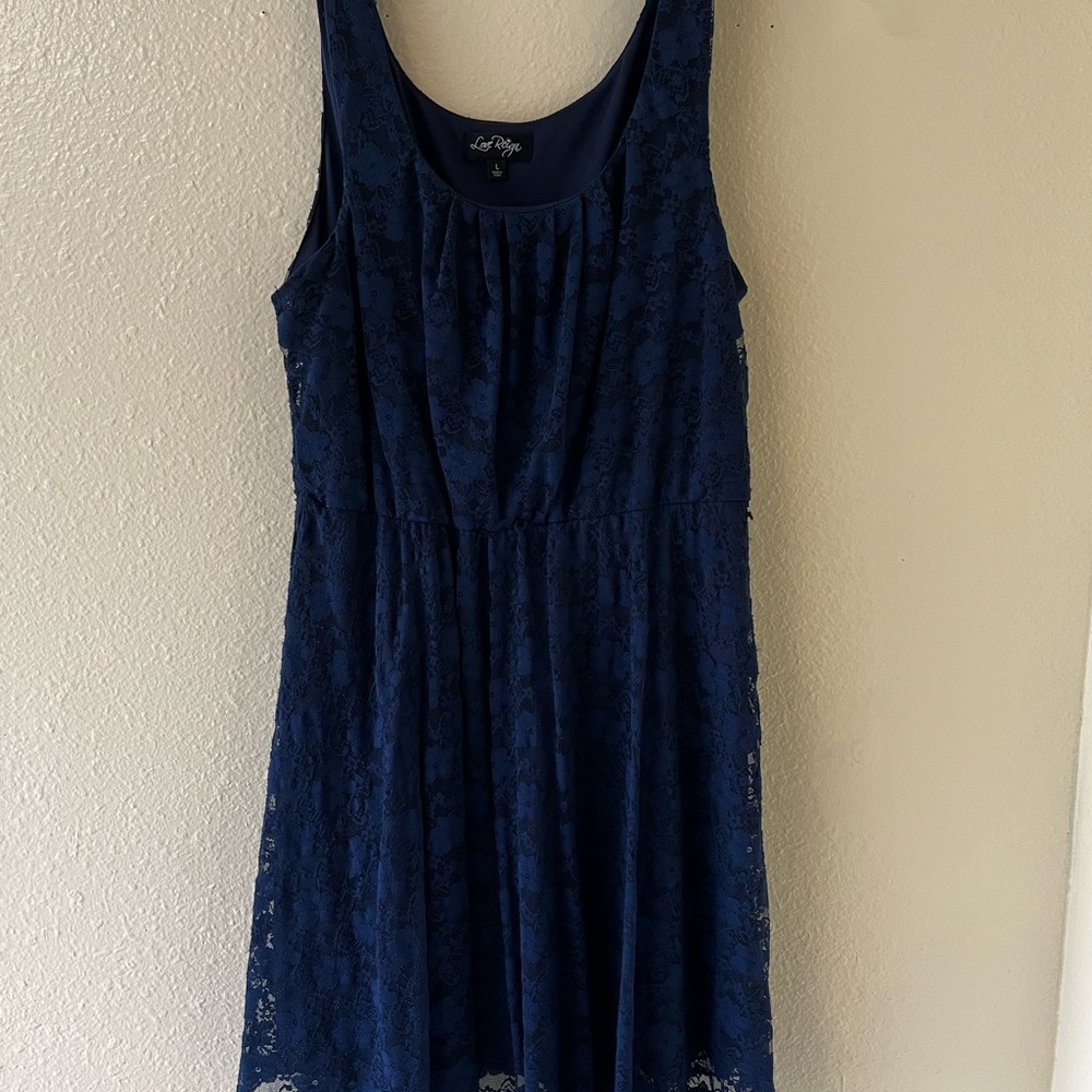 Blue flower palace dress.  Brand: Love Reign. Size: L